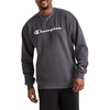 image:imageChampion Mens Crewneck Fleece Sweatshirt Standard Fit Midweight Script Logo Available in Regular and Big amp TallGranite Grey Heather
