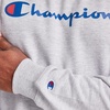 image:imageChampion Mens Crewneck Fleece Sweatshirt Standard Fit Midweight Script Logo Available in Regular and Big amp TallOxford Gray  Classic Script Logo