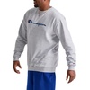 image:imageChampion Mens Crewneck Fleece Sweatshirt Standard Fit Midweight Script Logo Available in Regular and Big amp TallOxford Gray Script