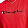 image:imageChampion Mens Crewneck Fleece Sweatshirt Standard Fit Midweight Script Logo Available in Regular and Big amp TallTeam Red Scarlet  Classic Script Logo