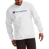 image:imageChampion Mens Crewneck Fleece Sweatshirt Standard Fit Midweight Script Logo Available in Regular and Big amp TallWhite Script