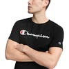image:imageChampion Mens Graphic Short Sleeve TShirt Standard Fit Classic Script Logo Midweight 100 CottonBlack