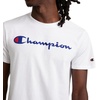 image:imageChampion Mens Graphic Short Sleeve TShirt Standard Fit Classic Script Logo Midweight 100 CottonBright White