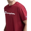 image:imageChampion Mens Graphic Short Sleeve TShirt Standard Fit Classic Script Logo Midweight 100 CottonPomegranate