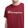 image:imageChampion Mens Graphic Short Sleeve TShirt Standard Fit Classic Script Logo Midweight 100 CottonPomegranate