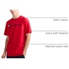 image:imageChampion Mens Graphic Short Sleeve TShirt Standard Fit Classic Script Logo Midweight 100 CottonScarlet