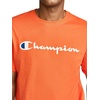 image:imageChampion Mens Graphic Short Sleeve TShirt Standard Fit Classic Script Logo Midweight 100 CottonTiger Lilly
