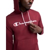 image:imageChampion Mens Long Sleeve Tshirt Hoodie Retired ColorsPomegranate  Classic Script Logo