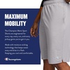 image:imageChampion Mens Sport Shorts Standard Fit 10 Inch Inseam Lightweight Fabric MoistureWickingBlack