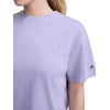 image:imageChampion Womens Classic Short Sleeve Graphic TShirt Loose Fit Script LogoDaybreak  Tonal Script Logo