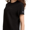 image:imageChampion Womens Classic Short Sleeve Graphic TShirt Standard Fit Script LogoBlack  Small Tonal Script Logo
