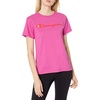 image:imageChampion Womens Classic Short Sleeve Graphic TShirt Standard Fit Script LogoPeony Parade Pink Script