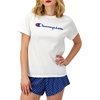 image:imageChampion Womens Classic Short Sleeve Graphic TShirt Standard Fit Script LogoWhite  Classic Script Logo