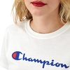 image:imageChampion Womens Classic Short Sleeve Graphic TShirt Standard Fit Script LogoWhite  Classic Script Logo