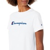 image:imageChampion Womens Classic Short Sleeve Graphic TShirt Standard Fit Script LogoWhite  Classic Script Logo