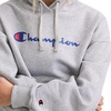 image:imageChampion Womens Pullover Fleece Hoodie Loose Fit Midweight Script Logo Available in Regular and PlusOxford Gray  Classic Script Logo