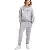 image:imageChampion Womens Pullover Fleece Hoodie Loose Fit Midweight Script Logo Available in Regular and PlusOxford Gray  Classic Script Logo