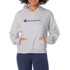 image:imageChampion Womens Pullover Fleece Hoodie Loose Fit Midweight Script Logo Available in Regular and PlusOxford Gray Champion Script