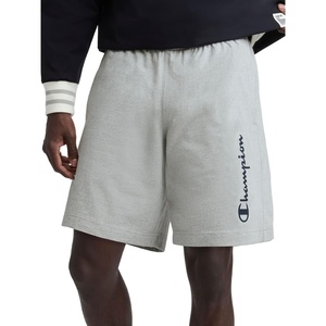 image:imageChampion Mens Graphic Lounge Shorts Standard Fit 7 Inch Inseam Script Logo Lightweight 100 Cotton JerseyOxford Gray Heather