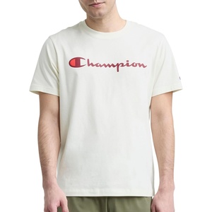 image:imageChampion Mens Graphic Short Sleeve TShirt Standard Fit Classic Script Logo Midweight 100 CottonUnbleached Cotton