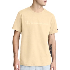 image:imageChampion Mens Graphic Short Sleeve TShirt Standard Fit Tonal Script Logo Midweight 100 CottonCurds  Whey