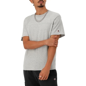 image:imageChampion Mens Graphic Short Sleeve TShirt Standard Fit Tonal Script Logo Midweight 100 CottonOxford Gray Heather