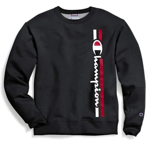 image:imageChampion Mens Mens Crewneck Fleece Sweatshirt Standard Fit Midweight C Logo Available in Regular and Big amp TallBkcblack