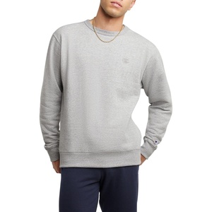 image:imageChampion Mens Mens Crewneck Fleece Sweatshirt Standard Fit Midweight C Logo Available in Regular and Big amp TallOxford Gray C Logo