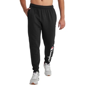 image:imageChampion Mens Powerblend Fleece JoggersBlack  Classic Script Logo