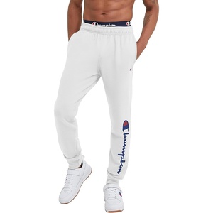 image:imageChampion Mens Powerblend Fleece JoggersWhite Script