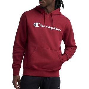 image:imageChampion Mens Pullover Graphic Fleece Hoodie Standard Fit Midweight Fleece Classic Script LogoPomegranate