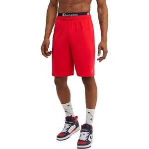 image:imageChampion Mens Sport Shorts Standard Fit 10 Inch Inseam Lightweight Fabric MoistureWickingScarlet