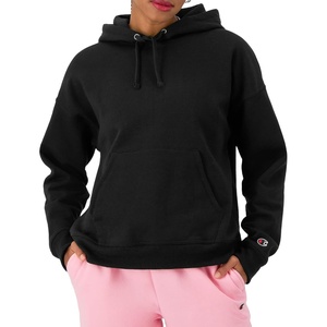 image:imageChampion Womens Pullover Fleece Hoodie Loose Fit Midweight Script Logo Available in Regular and PlusBlack