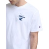 image:imageChampion Mens Classic Graphic Short Sleeve TShirt Standard Fit Champion Club GraphicsBright White  Sunsetters
