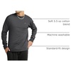 image:imageChampion Mens Classic Long Sleeve TShirt Standard Fit Script amp C Logo Available in Regular and Big amp TallGranite Heather