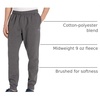 image:imageChampion Mens Fleece Joggers Sweatpants Standard Fit Midweight Fleece Available in Regular and Big amp TallGranite Heather  C Patch Logo