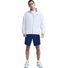 image:imageChampion Mens Gameday Fullzip Mock Neck Track Jacket Standard Fit Polyester BlendBright White
