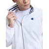 image:imageChampion Mens Gameday Fullzip Mock Neck Track Jacket Standard Fit Polyester BlendBright White