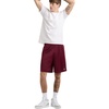 image:imageChampion Mens Shorts Mens Mesh Gym Shorts Lightweight Athletic Shorts Reg Or Big amp TallBordeaux Red  C Patch Logo