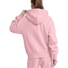 image:imageChampion Womens Full Zip Fleece Hoodie Loose Fit Midweight C Logo Available in Regular and PlusRose Shadow  C Logo