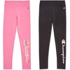 image:imageChampion Heritage Girls Performance Legging Stretch Pant  Active Athletic PantCarnationblack