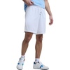 image:imageChampion Mens Performance 9 Mesh Shorts Standard Fit Lightweight Available in Regular and Big amp TallBright White  C Logo