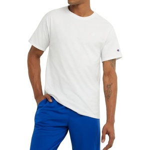 image:imageChampion Mens Classic Short Sleeve TShirt Standard Fit Midweight 100 Cotton Available in Regular and Big amp TallWhite  C Logo