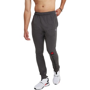 image:imageChampion Mens Joggers Everyday Cotton Lightweight Lounge Knit Pants for Men 31Granite Heather  Classic Script Logo