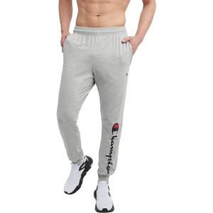 image:imageChampion Mens Joggers Everyday Cotton Lightweight Lounge Knit Pants for Men 31Oxford Gray  Classic Script Logo