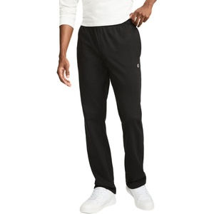 image:imageChampion Mens OpenBottom Lounge Pants Standard Fit Lightweight 100 Cotton Available in Regular and Big amp TallBlack