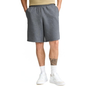 image:imageChampion Mens Shorts Fleece Midweight Shorts Athletic Shorts With Pockets Reg Or Big amp TallGranite Heather  C Patch Logo