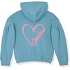 image:imageChampion Girls Athletic Zip Front Hoodie Sweatshirt for GirlsSignature Mineral Blue