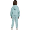 image:imageChampion Girls Hoodie and Sweatpant Set for Kids Athletic Fleece SweatsuitCanal Blue