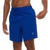 image:imageChampion Mens 7 Swim Trunks Board Shorts with Compression Liner  Mens Bathing Suit Quick Dry Compression Liner Zipper Side Pockets Adjustable Drawstring Swimming Shorts Beach ActiveBlue